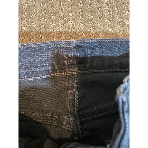 Citizens Of Humanity Rocket High Rise Distressed Skinny Jeans Womens 24 Raw Hem - Picture 5 of 7